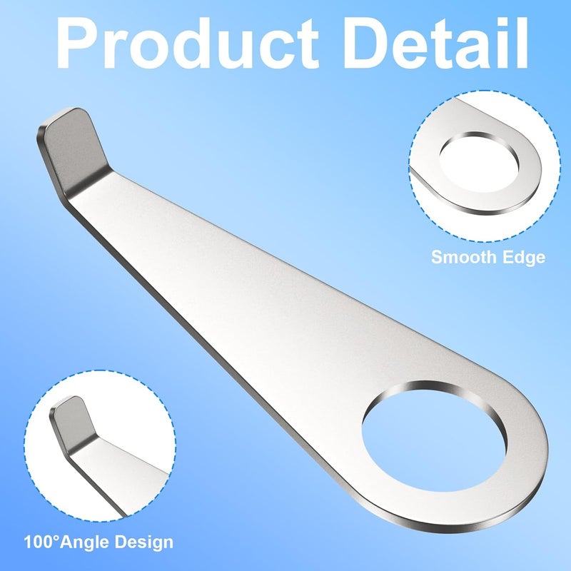Pyfhy Ring Video Doorbell Key Replacement Tool, Doorbell Camera Opening Key Tool Compatible with Ring Battery Doorbell (2024 Release) with Small No Soliciting Signs, Secure Removal Key Tool (2 Pcs) - Image 4